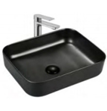 Раковина Splendy Bliss 500x390x130 мм без отверстия цвет черный матовый BL10550T0NBM