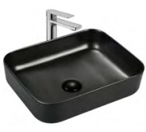 Раковина Splendy Bliss 500x390x130 мм без отверстия цвет черный матовый BL10550T0NBM
