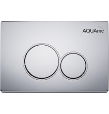 Панель смыва AQUAme пластик хром AQM4101CR