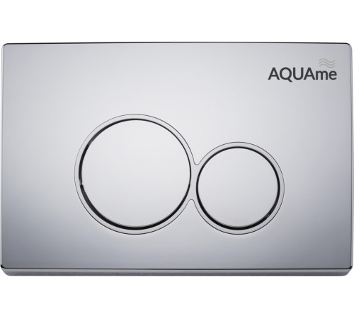 Панель смыва AQUAme пластик хром AQM4101CR
