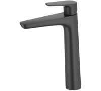 Смеситель для раковины Aquanet Бетта высокий 230 мм матовый черный AQ1104MB