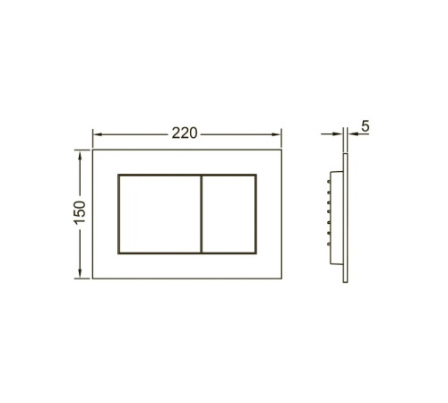 Комплект инсталляции TECE TECEbase 3.0 с панелью TECEnow белый глянцевый N500413