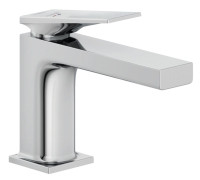 Смеситель для раковины Kludi DECUS 85 мм донный клапан Push-Open хром 542660575