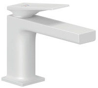Смеситель для раковины Kludi DECUS 85 мм донный клапан Push-Open белый матовый 542665375