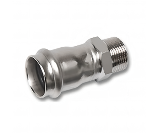 Ниппель переходной SANHA NiroPress AISI 316L ВПр-НР 42 мм x 1 1/2 69243G42112.3