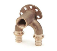 Угольник настенный проходной REHAU RAUTITAN RX+ 16-Rp 1/2 короткий 14564033001