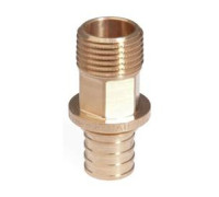 Переходник REHAU RAUTITAN с наружной резьбой 20-R 1/2 бронза RX+ 14563143001