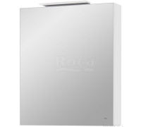 Шкаф зеркальный Roca Oleta левый 600x700x137 мм LED-подсветка белый глянец A857645806