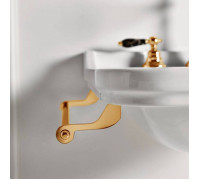 Полотенцедержатель боковой для раковин Kerasan Waldorf 40 см золото 740891