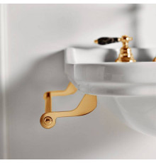 Полотенцедержатель боковой для раковин Kerasan Waldorf 40 см золото 740891