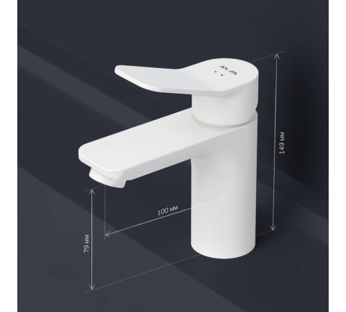 Смеситель для раковины AM.PM X-Joy матовая сталь F85A02133