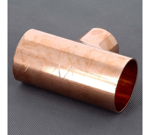 Тройник медный под пайку Viega 54х42х54 мм 119652