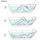 Ванна отдельностоящая Salini Paola 160х77х57 см S-Sense белый глянцевый 101511G