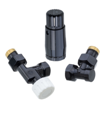 Комплект термостатический аксиальный Schlosser DN15 1/2 Мини M30x1.5 RAL 9005 602200126