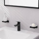 Смеситель для раковины Hansgrohe Logis 100 однорычажный с донным клапаном Push-Open черный матовый 71107670