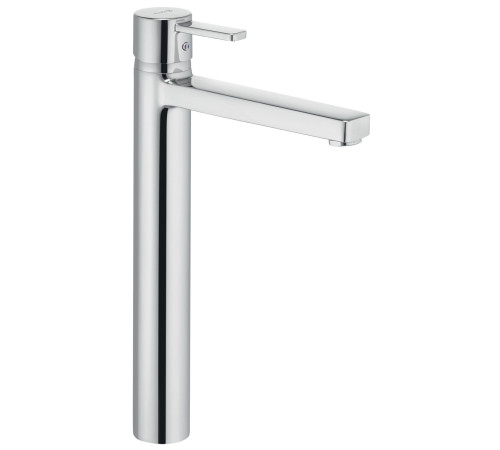 Смеситель для свободностоящей раковины Kludi Zenta высокий 258 мм гладкий корпус 382570575