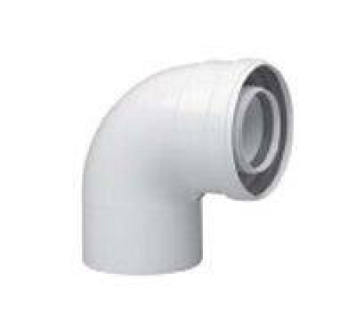 Отвод коаксиальный BAXI 90° 80/125 мм KHG71408871