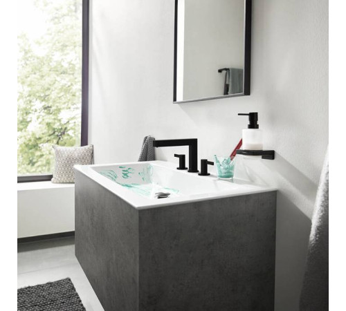 Диспенсер для жидкого мыла Hansgrohe AddStoris черный матовый 41745670