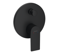 Смеситель для душа Hansgrohe Rebris E однорычажный внешний монтаж черный матовый 72469670