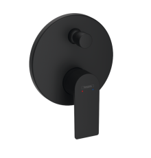 Смеситель для душа Hansgrohe Rebris E однорычажный внешний монтаж черный матовый 72469670