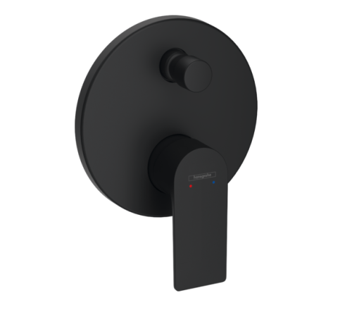 Смеситель для душа Hansgrohe Rebris E однорычажный внешний монтаж черный матовый 72469670