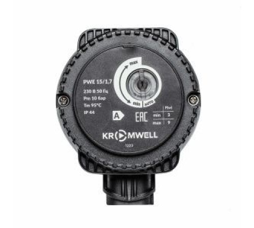 Насос циркуляционный Kromwell PWE 15/1.7 для ГВС с частотным регулированием PWE 15/1.7