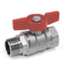 Кран шаровой Giacomini R254 стандартный проход 1/2 ВР-НР ручка-бабочка R254X003