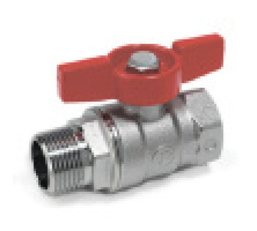 Кран шаровой Giacomini R254 1 ВР-НР ручка-бабочка R254X005