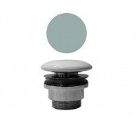 Донный клапан GSI PVC15 с открытым сливом для раковин без перелива Ghiaccio matte PVC15