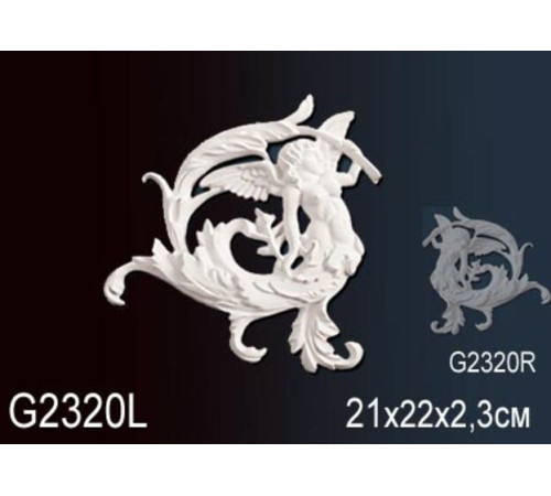 Декоративный элемент Perfect полиуретан левый G2320L