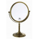 Зеркало косметическое настольное Boheme Medici круглое увеличение 3x бронза 502