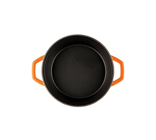 Кастрюля глубокая Hascevher Yeni Derin 24 см оранжевая A906524