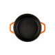 Кастрюля глубокая Hascevher Yeni Derin 24 см оранжевая A906524