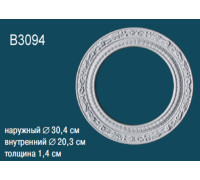 Розетка потолочная под люстру Perfect B3094 polyuretanovaya с орнаментом 464 мм B3094