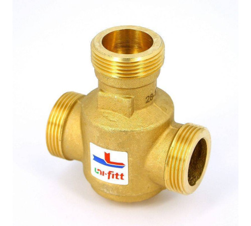 Клапан трехходовой термостатический Uni-Fitt 1 1/4 60 °C Kvs 9 359G6095