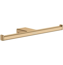 Держатель туалетной бумаги двойной Hansgrohe AddStoris шлифованная бронза 41748140