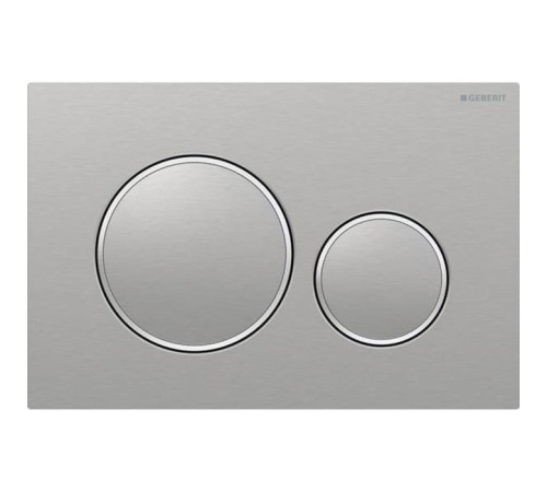Клавиша смыва Geberit Sigma20 для двойного смыва круглая полированная сталь 115.882.SN.1