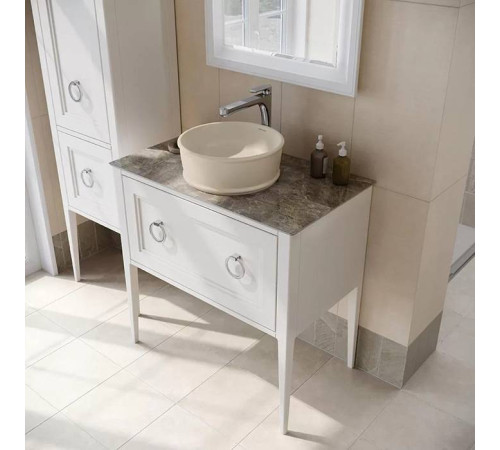 Раковина Kerama Marazzi Circo 36х36х13.5 см накладная песочный матовый CI.wb.36\SAN