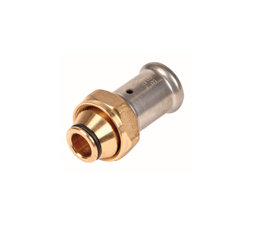 Муфта пресс никелированная HENCO для евроконуса 20x3/4 EK 19P-2005