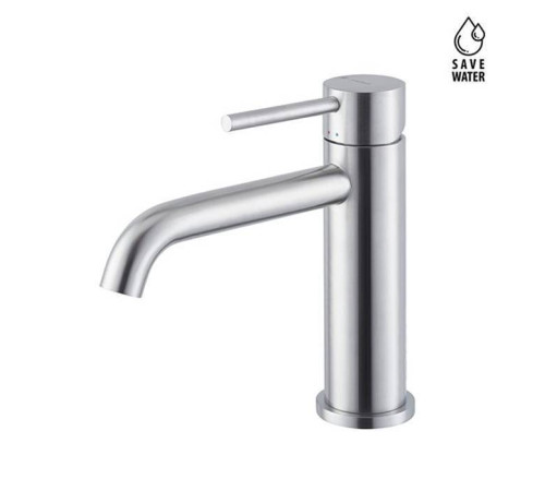 Смеситель для раковины Newform X-STEEL 316 на 1 отверстие излив 14.5 см INOX 69612X.50.050