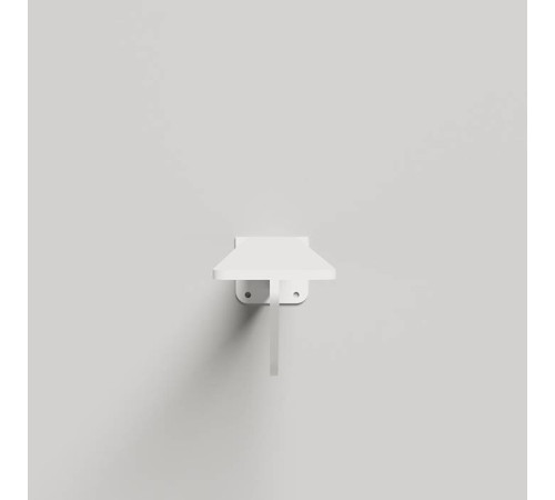 Кронштейн для раковины и столешницы Salini 400x40x44 мм белый матовый 1903301M