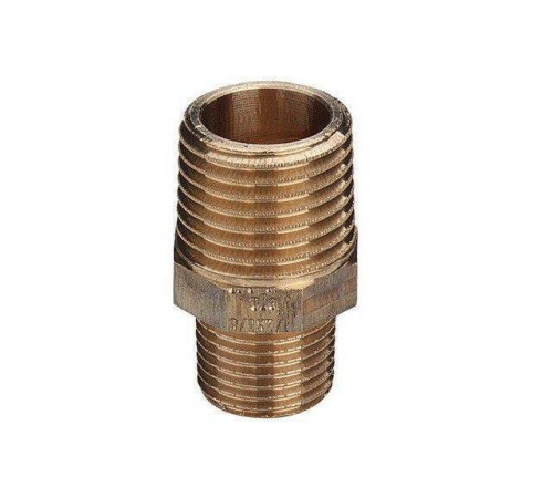 Ниппель редукционный Viega 1 x 1/2 НН бронза 320287