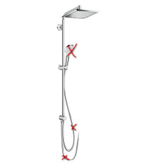 Душевая система Hansgrohe Crometta E Reno 240 1jet EcoSmart 27289000