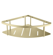 Полка угловая Aquanet шлифованное золото AQ4926BG