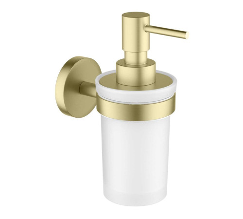 Дозатор для жидкого мыла Aquanet Европа шлифованное золото AQ4105BG