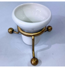 Стакан настольный керамический Texton Old Brass OP 742.92
