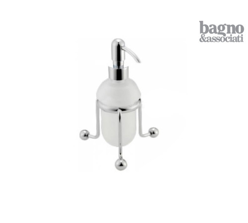 Дозатор для жидкого мыла настольный Boheme Reece сатиновое стекло бронза RE 727.92