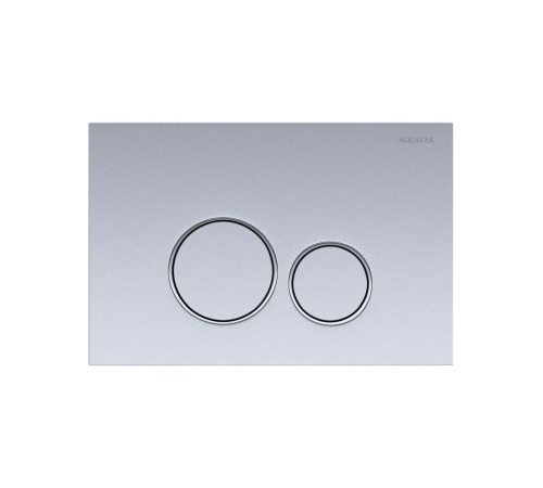 Панель смыва Tops Pneumo S круглые клавиши хром матовый PNS-0000013