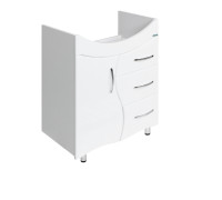 Тумба под раковину напольная Santek Лира 65 611х720х336 мм белая LRSACW65015F1