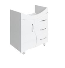 Тумба под раковину напольная Santek Лира 65 611х720х336 мм белая LRSACW65015F1